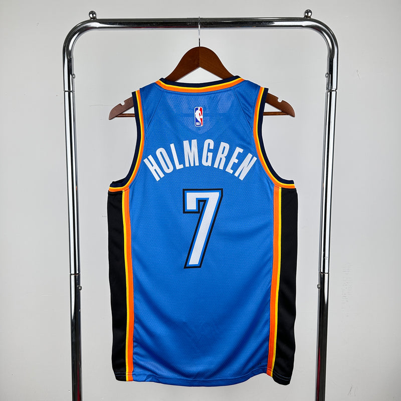 Regata Oklahoma City Thunder Azul Swingman - Icon Edition