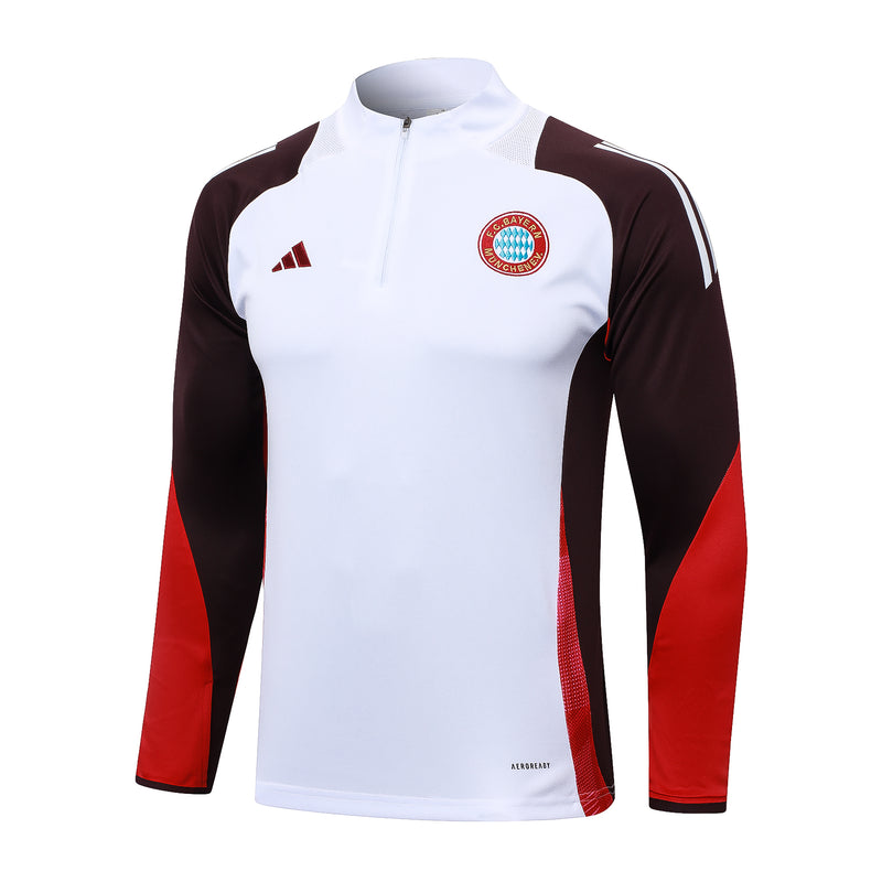 Agasalho Treino Bayern de Munique Branco 2024/25 - Masculino