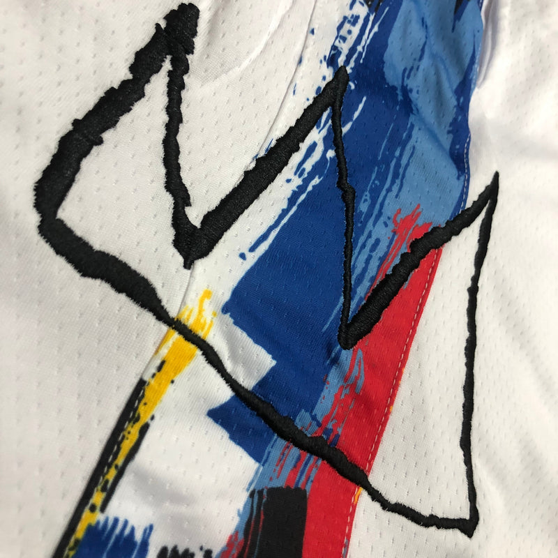 Bermuda Brooklyn Nets Branco 2022/23 City Edition Swingman
