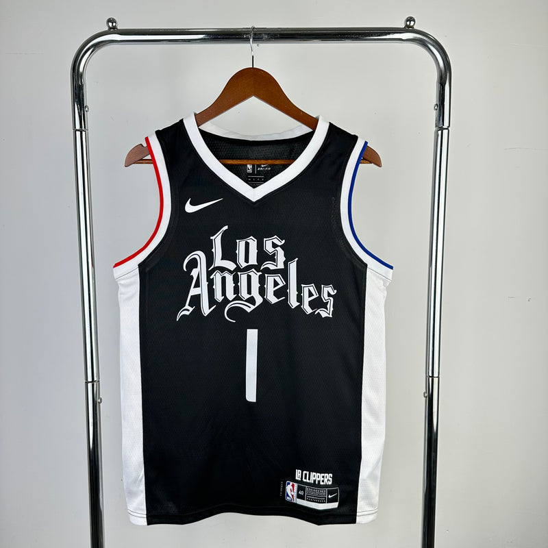 Regata LA Clippers Preta 2021/22 Swingman - City Edition