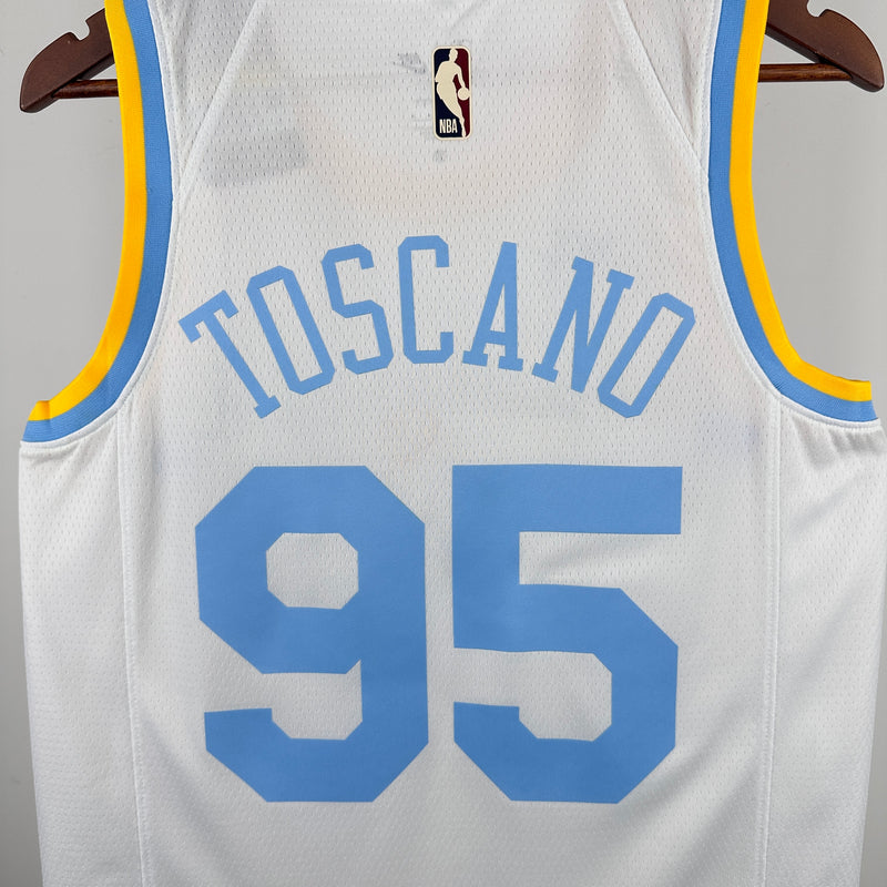 Regata Los Angeles Lakers Branca Swingman 2022/23 - Classic Edition
