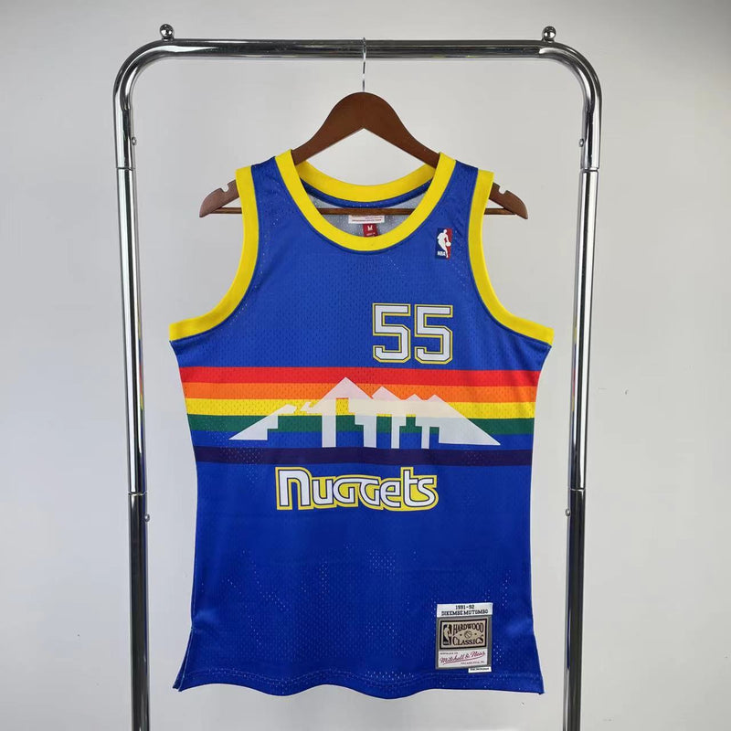 Regata Diamante Denver Nuggets Dikembe Mutombo 1991/92 - Hardwood Classics 75th Anniversary