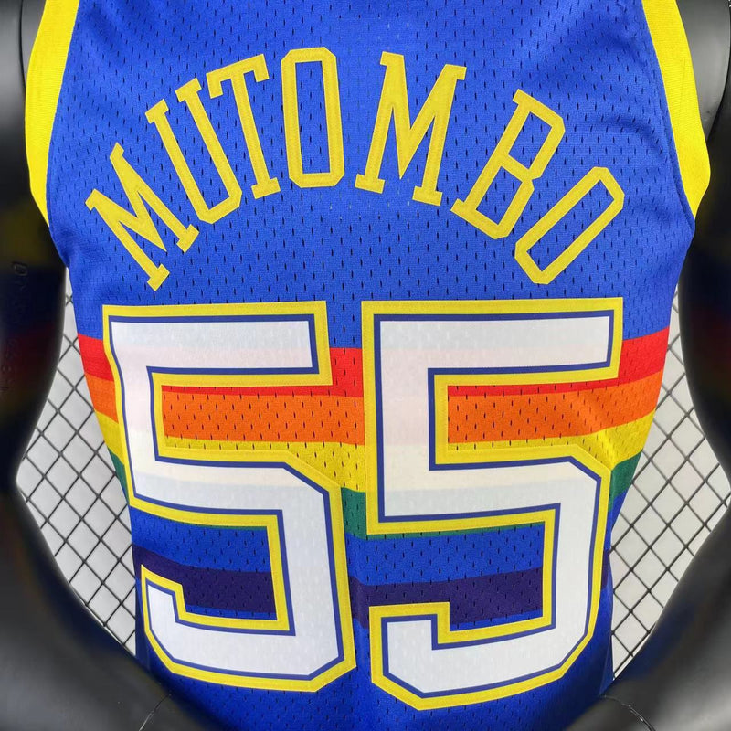 Regata Diamante Denver Nuggets Dikembe Mutombo 1991/92 - Hardwood Classics 75th Anniversary