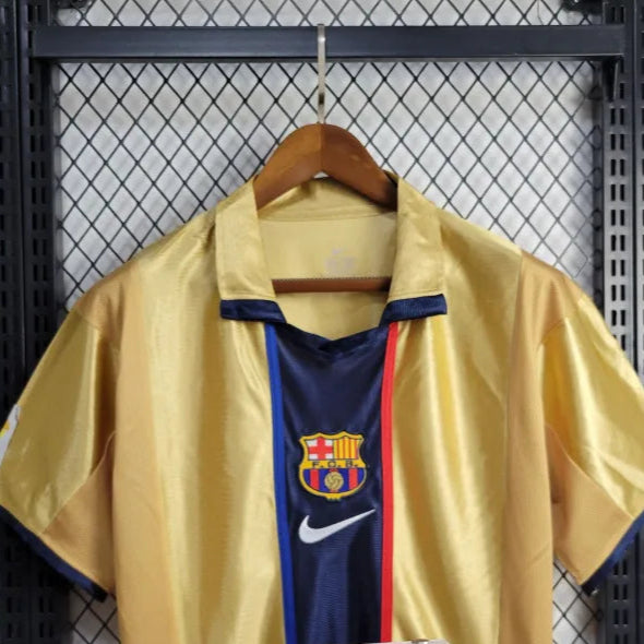 Camisa 2 Barcelona Retrô 2001/02 - Masculina