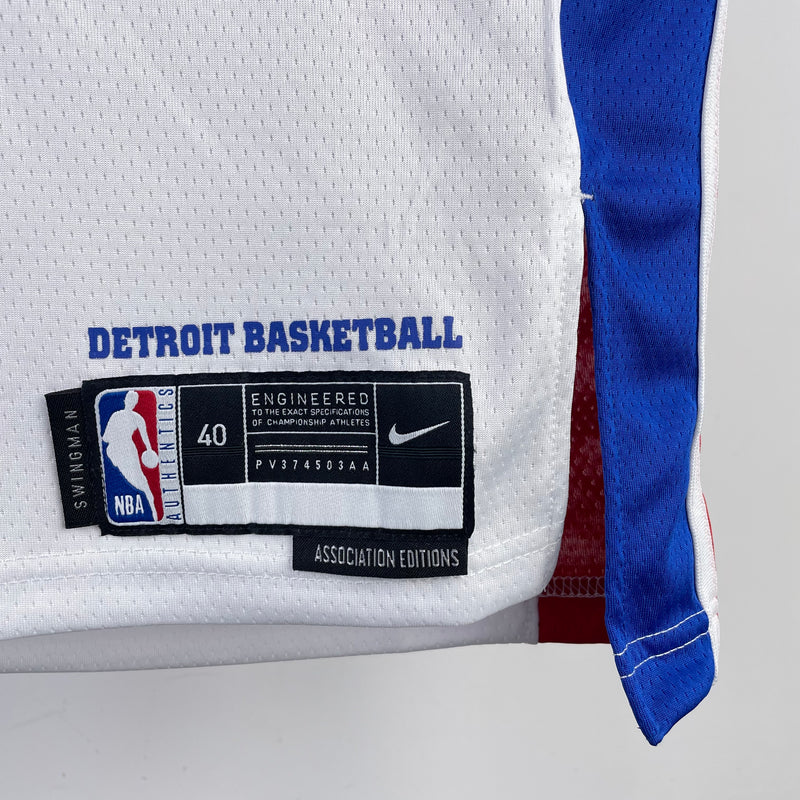 Regata Detroit Pistons Branca Swingman - Association Edition
