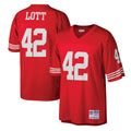 Camisa San Francisco 49ers Mitchell & Ness Legacy Replica 1990 - Vermelho Scarlet