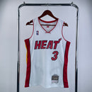 Regata Miami Heat Dwyane Wade branca 2005/06 - Hardwood Classics Swingman