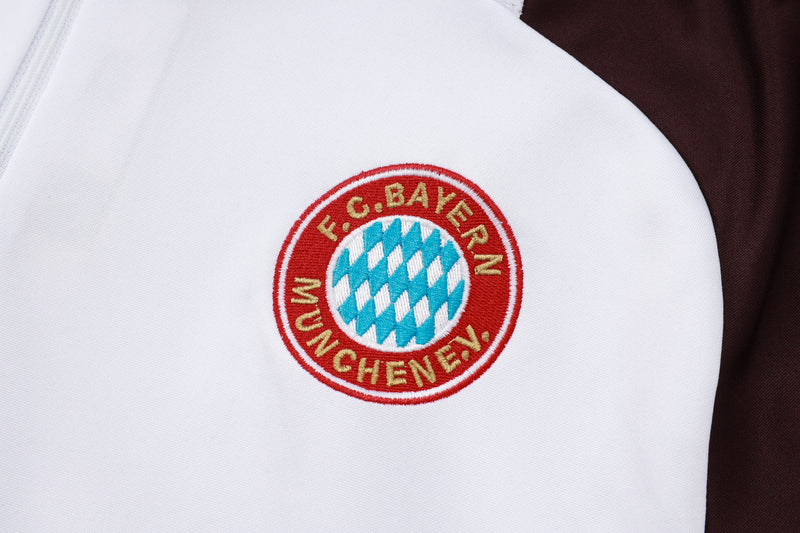 Agasalho Treino Bayern de Munique Branco 2024/25 - Masculino