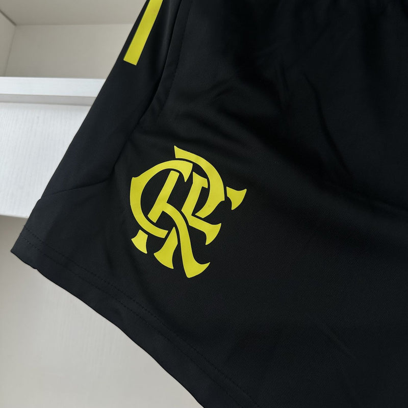 Short Flamengo Preto 2024/25 - Feminino