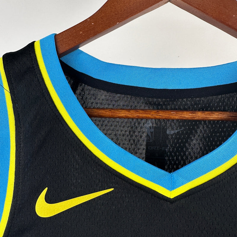 Regata Indiana Pacers Preta Swingman 2023/24 - City Edition