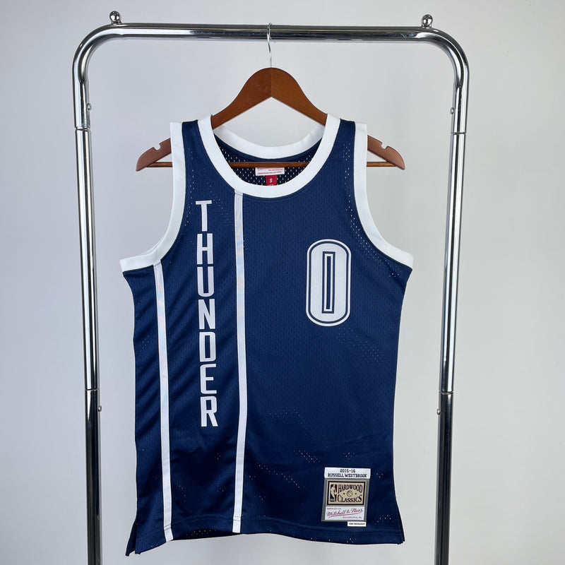 Regata Oklahoma City Thunder Azul 2015/16 - Hardwood Classics