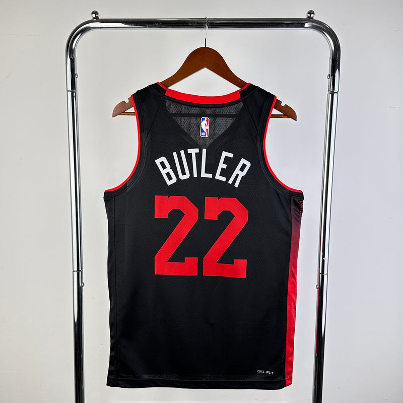 Regata Miami Heat Jimmy Butler Preta Swingman 2023/24 - City Edition