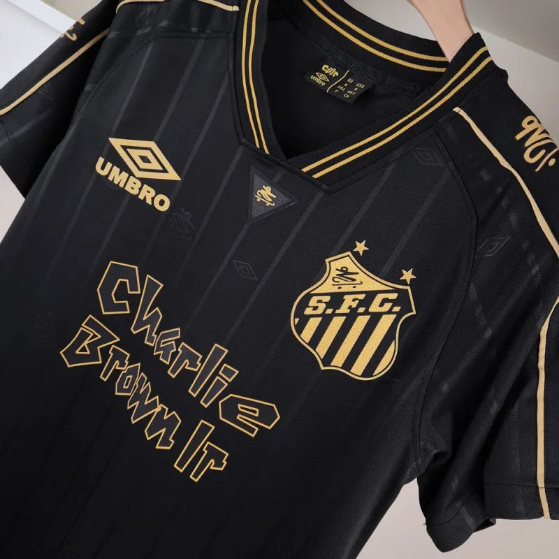 Camisa Collab Santos x Charlie Brown Jr. 2024 - Masculina