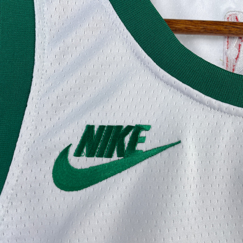 Regata Boston Celtics Branca Swingman - Classic Edition Jaylen Brown