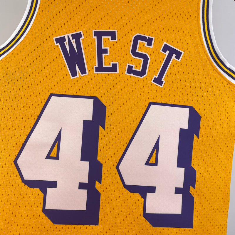 Regata Los Angeles Lakers Amarela 1971/72 - Hardwood Classics