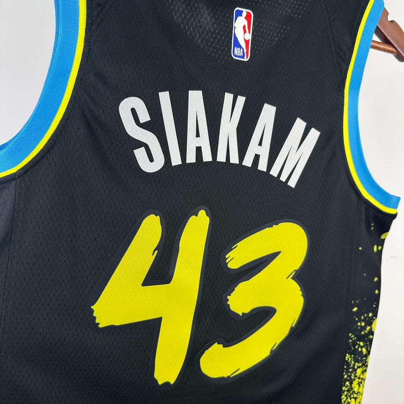 Regata Indiana Pacers Preta Swingman 2023/24 - City Edition