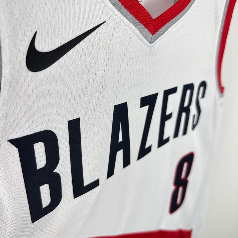 Regata Portland Trail Blazers Branca Swingman 2020/21 - Association Edition