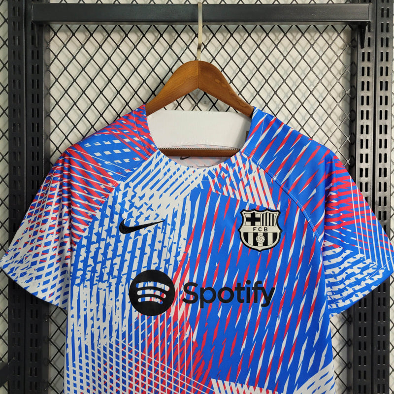 Camisa Pré-Jogo Barcelona 2022/23 Torcedor - Masculina