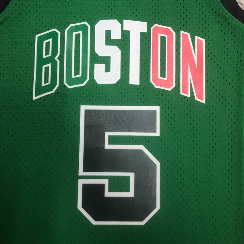 Regata Boston Celtics Kevin Garnett Verde 2007/08 - Hardwood Classics