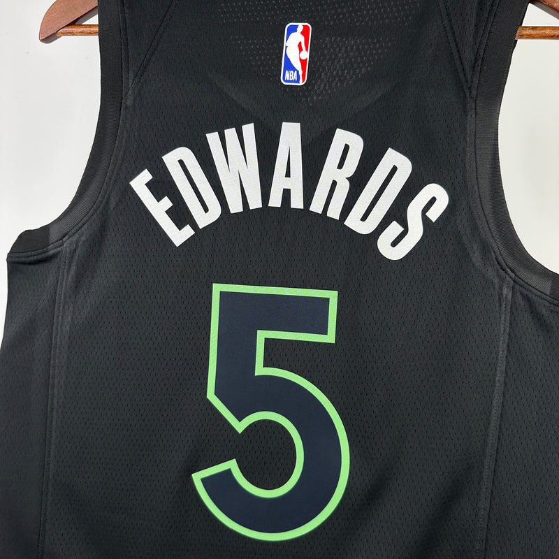 Regata Minnesota Timberwolves Preta Swingman - Statement Edition