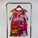 Regata Philadelphia 76ers Slap Sticker Allen Iverson 1996/97 - Hardwood Classics