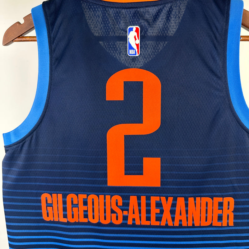 Regata Oklahoma City Thunder Azul Swingman 2018/19 - Statement Edition