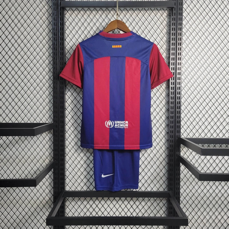Conjunto Infantil 1 Barcelona 2023/24 - Unissex