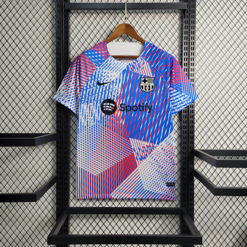 Camisa Pré-Jogo Barcelona 2022/23 Torcedor - Masculina
