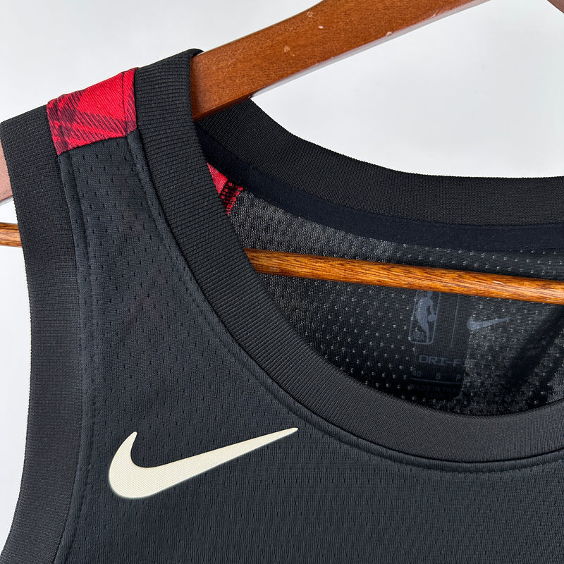 Regata Portland Trail Blazers Preta Swingman 2023/24 - City Edition