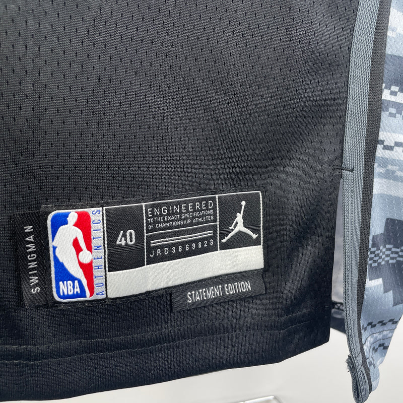 Regata San Antonio Spurs Preta Swingman 2022/23 - Statement Edition