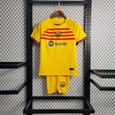 Conjunto Infantil 4 Barcelona 2023/24 - Unissex