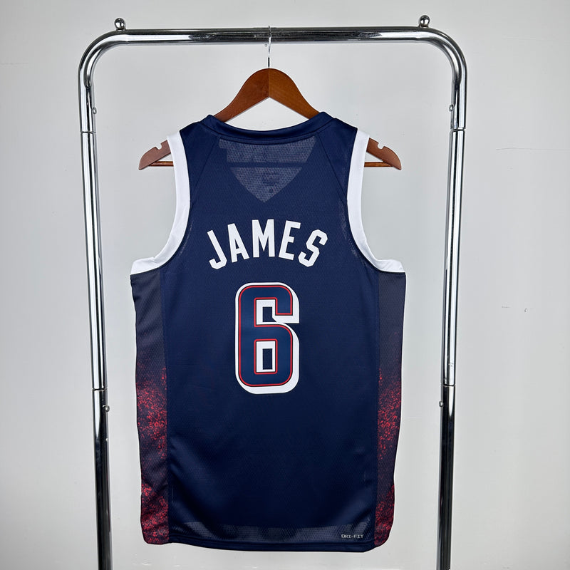 Regata USA Basketball Azul Swingman Olympics 2024
