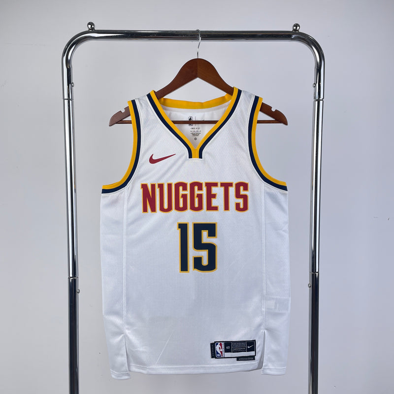 Regata Denver Nuggets Branca Swingman 2023/24 - Association Edition
