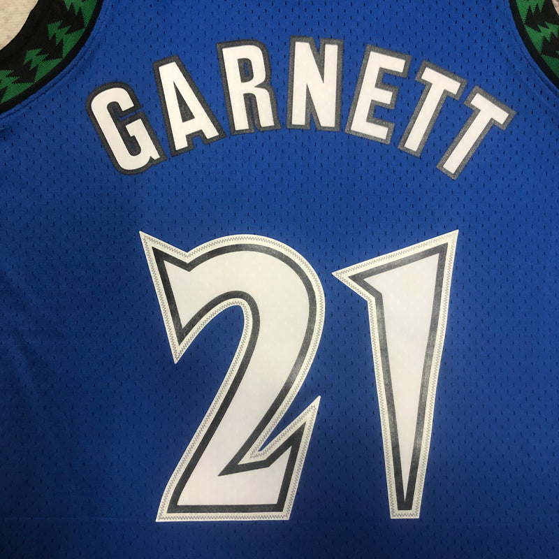 Regata Minnesota Timberwolves Kevin Garnett Azul 2003/04 - Hardwood Classics