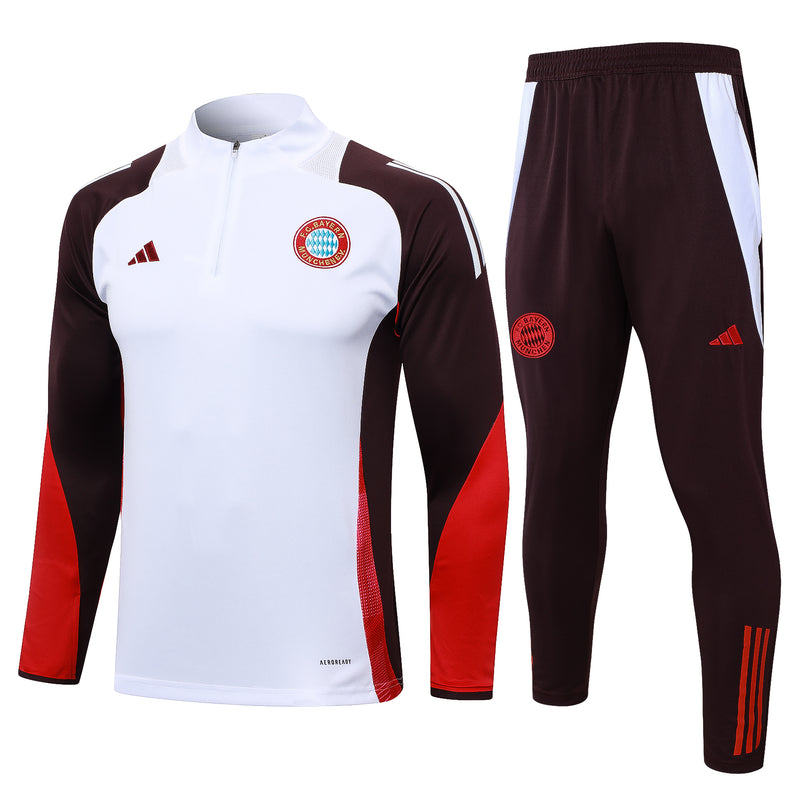 Agasalho Treino Bayern de Munique Branco 2024/25 - Masculino