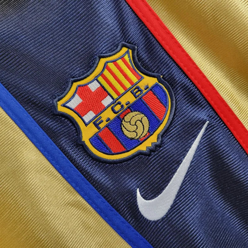Camisa 2 Barcelona Retrô 2001/02 - Masculina