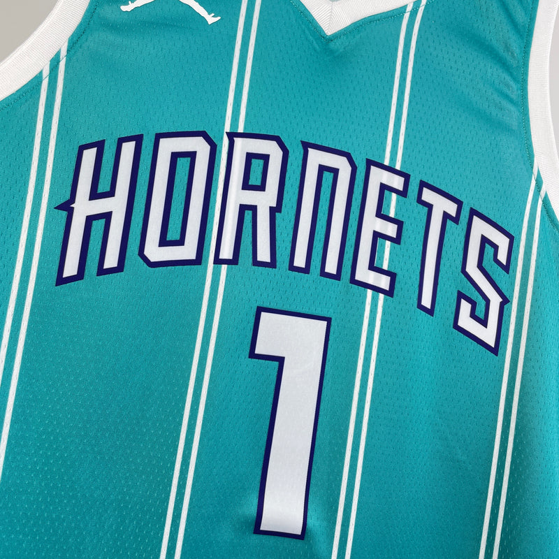 Regata Charlotte Hornets Azul Swingman - Icon Edition