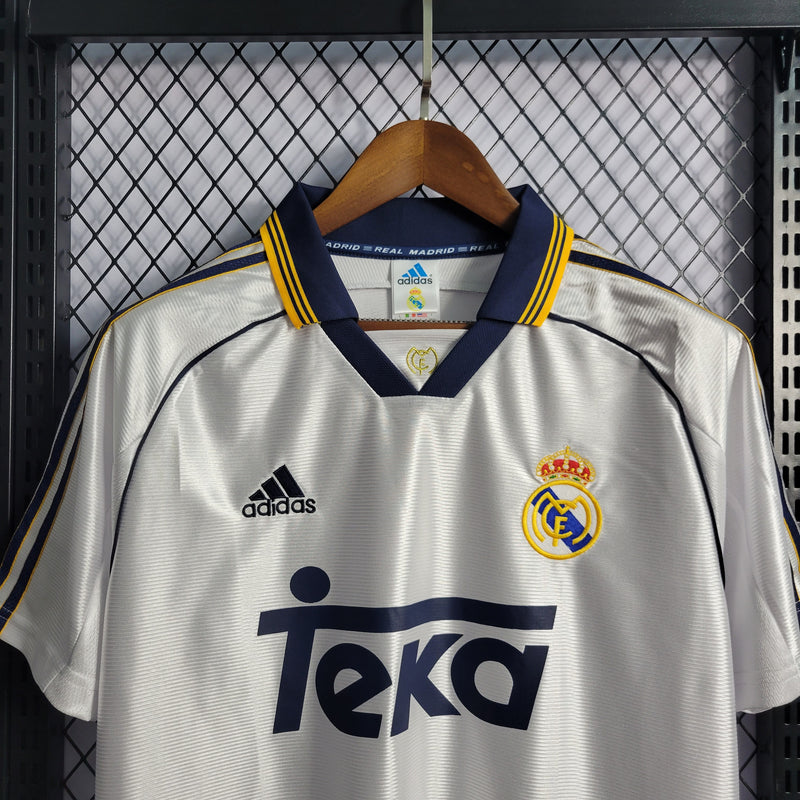Camisa 1 Real Madrid Retrô 1988 - Masculina