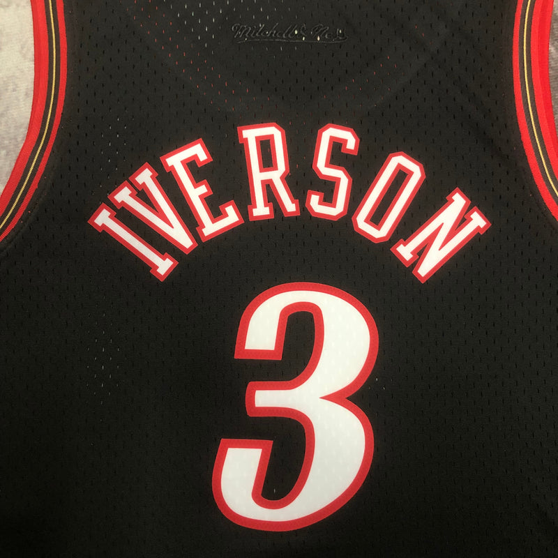 Cropped Feminino Philadelphia 76ers -Allen Iverson 3