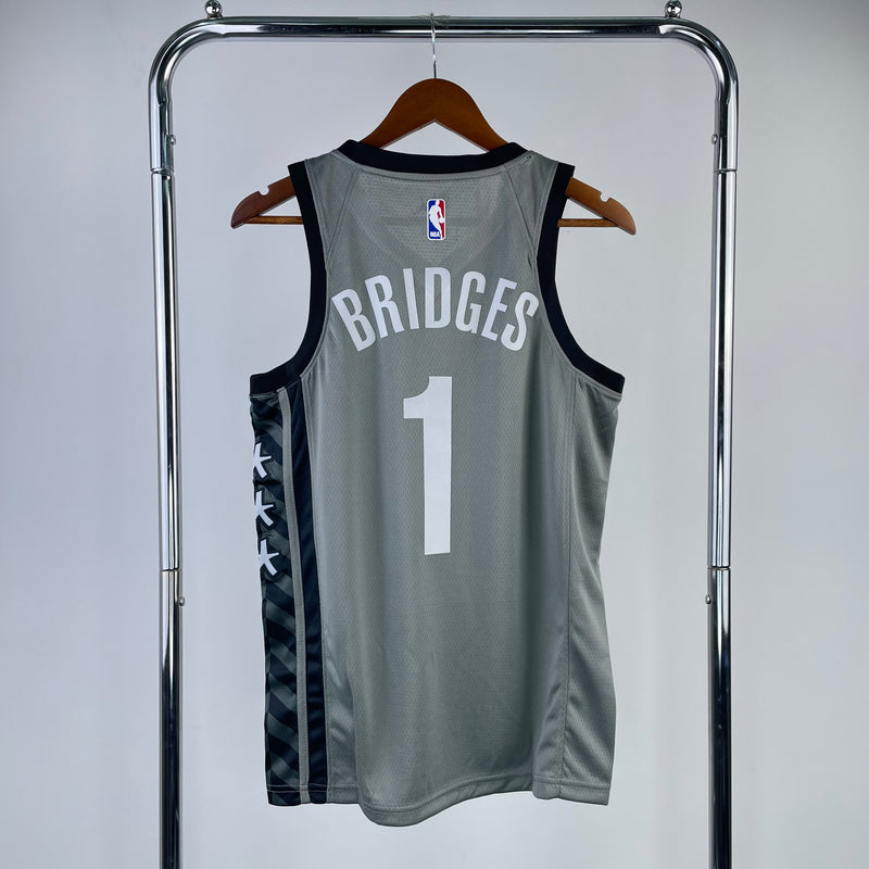 Regata Brooklyn Nets Cinza Swingman - Statement Edition