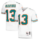 Camisa Dan Marino Miami Dolphins  Mitchell & Ness Throwback Retired Player Pocket 1998 - Branca