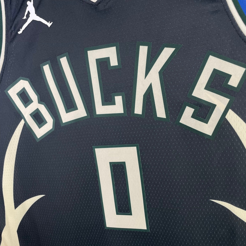 Regata Milwaukee Bucks Preta Swingman 2022/23 - Statement Edition