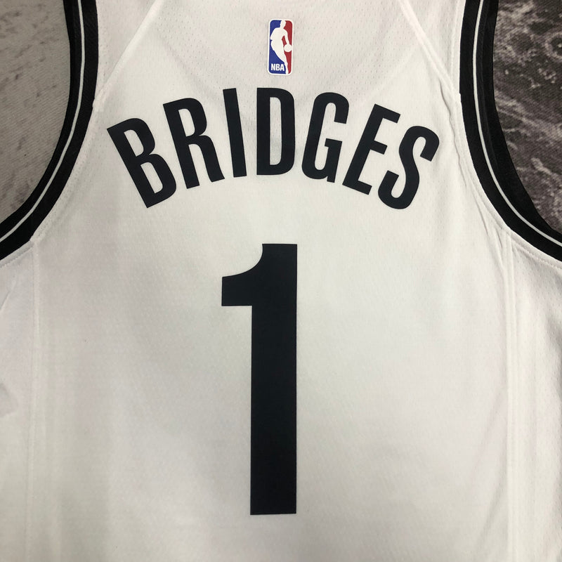 Regata Brooklyn Nets Branca 2020/21 Swingman - Association Edition