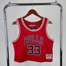 Cropped Feminino Chicago Bulls - Scottie Pippen 33