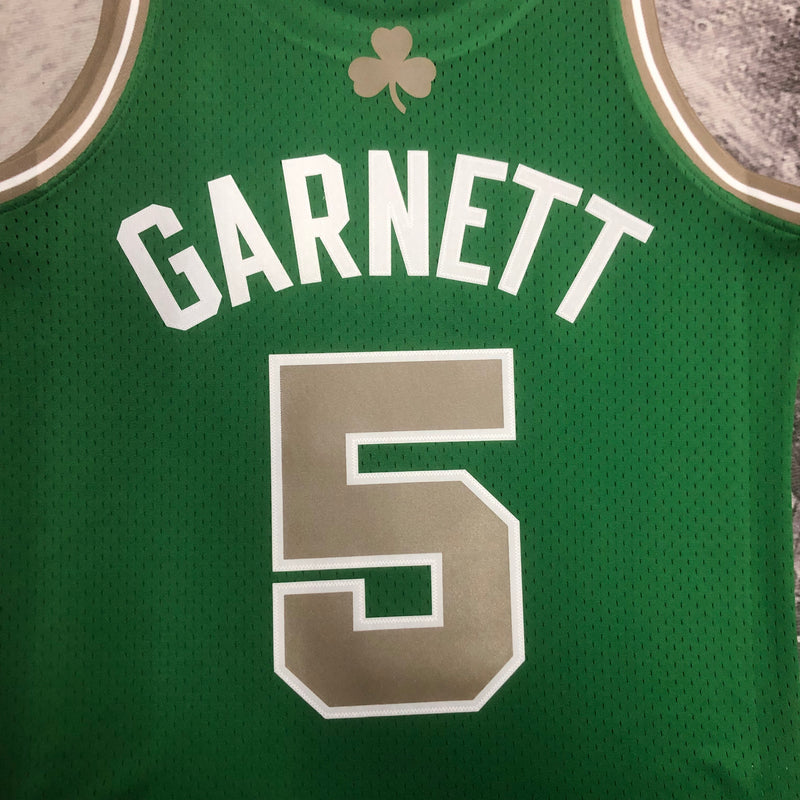 Regata Boston Celtics Kevin Garnett Verde 2007/08 - Hardwood Classics