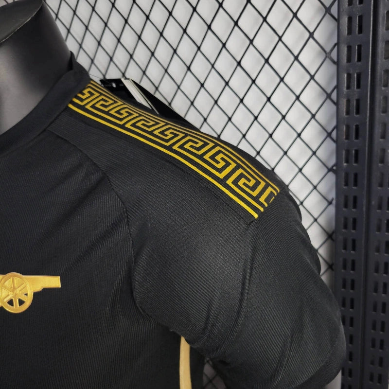 Camisa Edição Exclusiva Arsenal x Versace 2024 Jogador - Masculina