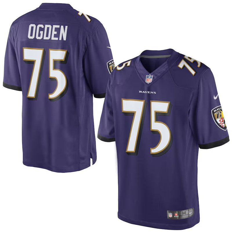 Camisa Baltimore Ravens Nike Vapor Limited - Roxo/Preta