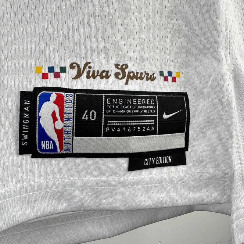 Regata San Antonio Spurs Branca Swingman 2023/24 - City Edition