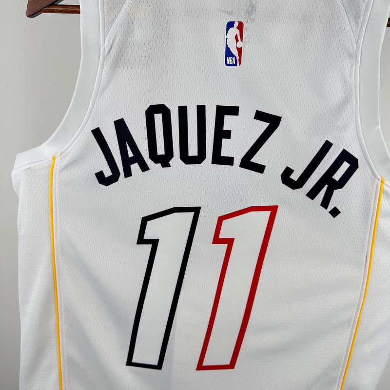 Regata Miami Heat Branca Swingman 22/23 - City Edition