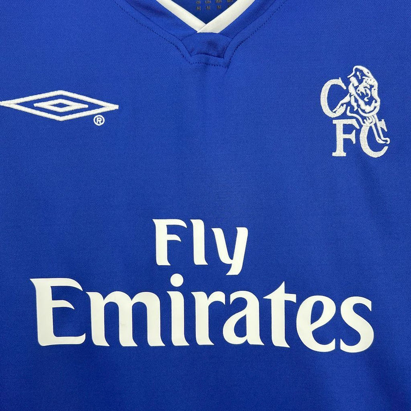 Camisa 1 Chelsea Retrô 2001/03 - Masculina